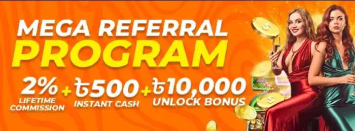 bhaggo casino referal program